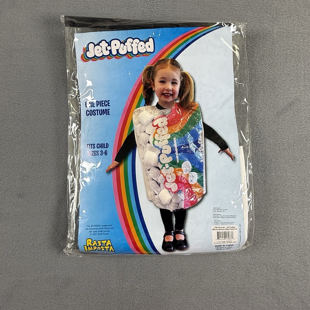 Kids‎ Halloween Costume Jet-Puffed Marshmallow Kids 3-6
